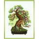 Bonsai Pine Wish of Longevity - Cross Stitch Kit from RIOLIS Ref. no.:1037