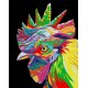 Painting by Numbers Rainbow Rooster 40x50 cm T40500164