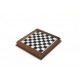 AUKSINIAI ir SIDABRINIAI šachmatai su medine žaidimų lenta N°237