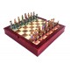 MIDDLE AGES: Chess Set with Ebony Style Chess Board