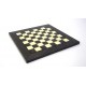 Solid Brass Chess Set with Luxurious Briar Wood game Board