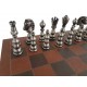 ORIENTAL XL Chess Set with Genuine Leather Chess Board