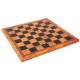 BATTLE OF TROY: Handpainted Chess Set with Old Map Style Leatherette Chessboard