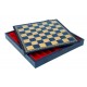 ROMANS vs ARABS: Handpainted Chess Set with Leatherette Chessboard + Box + Checker Set