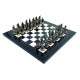 ZOMBIE SET: Handpainted Chess with Briar Erable Wood Chessboard