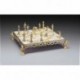 MEDIOEVAL BATTLE: Luxurious Chess Set from Bronze finished using Real 24k Gold