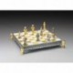 POKER STYLE II: Luxurious Chess Set from Bronze finished using Real 24k Gold
