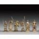 ROMĖNAI VS EGIPTIEČIAI: prabangūs šachmatai iš Bronzos dengti tikru 24K auksu
