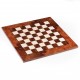 GOLF SET: Handpainted PEWTER Chess Set with Glossy Briar Elm Wood Chessboard