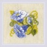Purple Bindweed cross stitch kit by RIOLIS Ref. no.: 1842