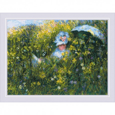 In the Meadow after C Monet’s Painting siuvinėjimo rinkinys iš RIOLIS Nr.: 1850