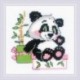 Panda Gift cross stitch kit by RIOLIS Ref. no.: 1883