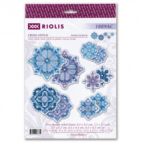Snowflakes Decorations siuvinėjimo rinkinys iš RIOLIS Nr.: 1889AC