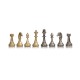 solid metal chess set