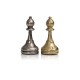 Beautiful Chess Set With Georgeous Mahogany Carrying case/board