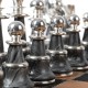 Ypač prabangūs PAAUKSUOTI šachmatai