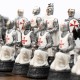 Chess Set With Crusaders