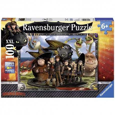 Puzzle 100 Dragons - RAVENSBURGER dėlionė