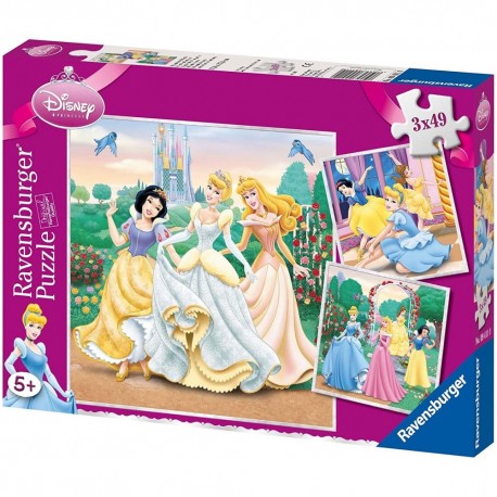 Puzzle 3X49 Princeses - RAVENSBURGER dėlionė