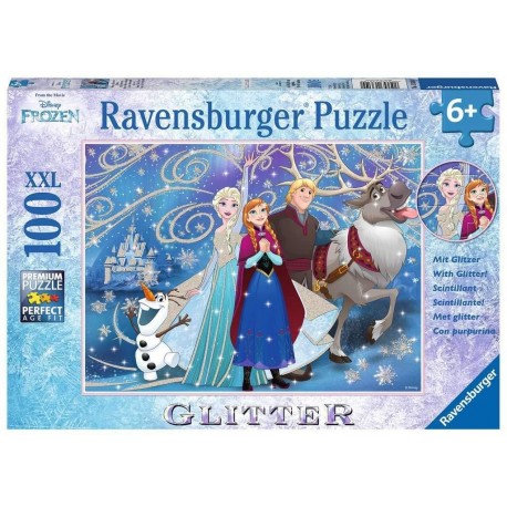 Glittery Snow Jigsaw Puzzle (100pcs.)