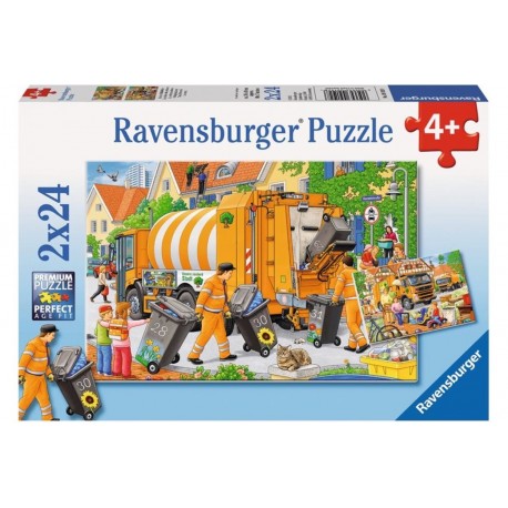 2X24 Puzzles: Working People - RAVENSBURGER dėlionė