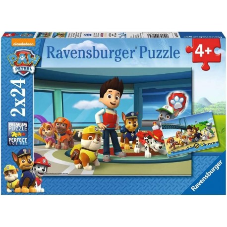 2X24 Puzzles: Dog Friends - RAVENSBURGER dėlionė