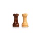 19X19CM SOLID WOOD MAGNETIC WOODEN CHESS SET WITH DRAWER + CHECKER SET