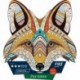 Fox totem - unikali MEDINĖ dėlionė iš 195 detalių