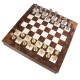 Įspūdingi metaliniai šachmatai su metaline dėže/lenta