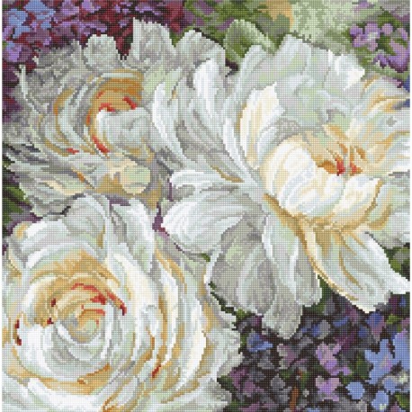 White Roses SLETI930 - Cross Stitch Kit