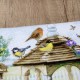 Bird Table SLETI944 - Cross Stitch Kit