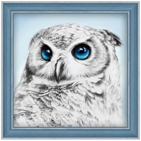Diamond Painting Kit Owl Sight AZ-1549 25_25cm