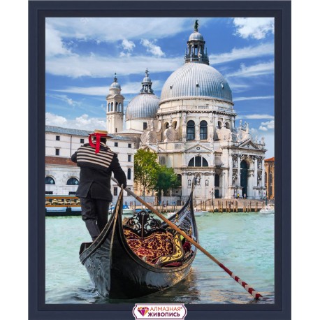 Deimantinis paveikslas Venetian Gondolier AZ-1719 30x40cm