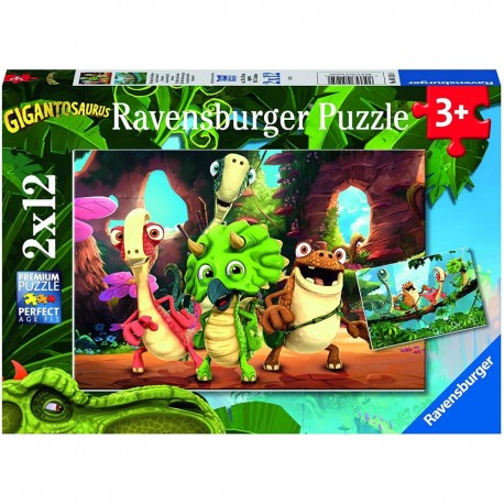 Giganotosaurus 2 x 12 Puzzle
