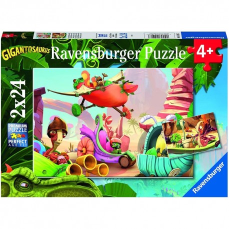 Giganotosaurus 2 x 24 Puzzle