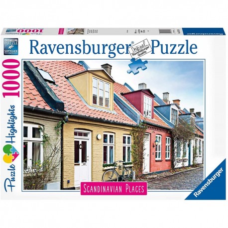 Aarhus, Denmark 1000 Piece Puzzle - RAVENSBURGER dėlionė