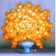 Deimantinis paveikslas Golden Bouquet AZ-393 Dydis: 40x40