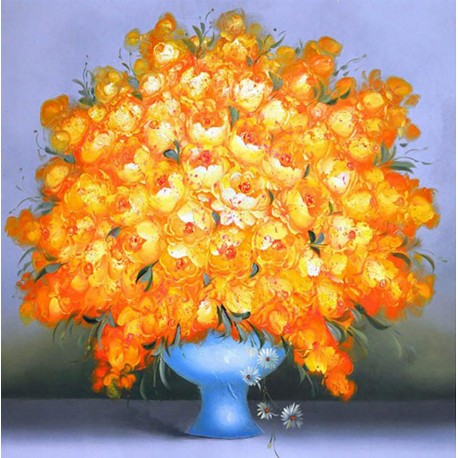 Diamond painting Golden Bouquet AZ-393 Size: 40x40