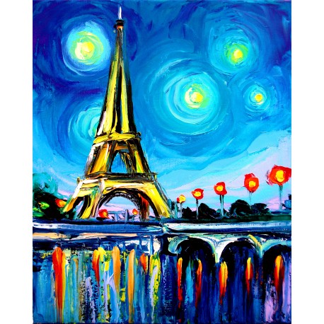 Deimantinis paveikslas Paris Colours WD291 15*20 cm
