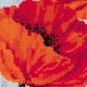 Scarlet Poppies - Cross Stitch Kit from RIOLIS Ref. no.:100/037