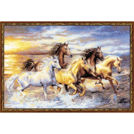 In the Sunset - Cross Stitch Kit from RIOLIS Ref. no.:100/038