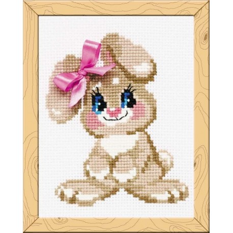 Baby rabbit - Cross Stitch Kit from RIOLIS Ref. no.:HB105