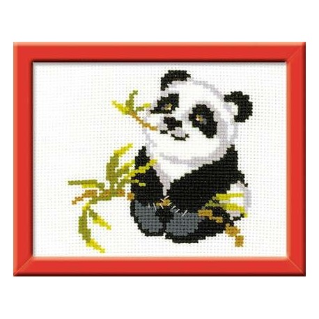 RIOLIS - Happy Bee - Siuvinėjimo rinkinys „Panda“ HB061 (18x15 cm)
