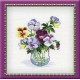 Pansies - Cross Stitch Kit from RIOLIS Ref. no.:835