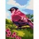 Paint by number kit: Spring trill 16.5x13 cm MINI121