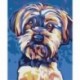 Paint by number kit: Yorkshire Terrier 16.5x13 cm MINI090