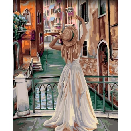 Paint by number kit: Vacation in Venice 40x50 cm J055
