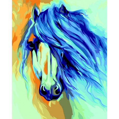 Paint by number kit: Horse 40x50 cm T124