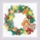 Gingerbread Wreath cross stitch kit by RIOLIS Ref. no.: 1910