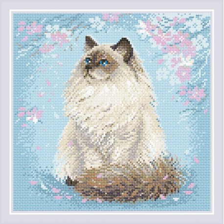 Meow-Zen diamond mosaic kit by RIOLIS Ref. no.: AM0056